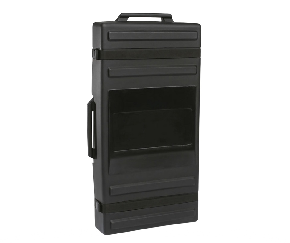 Roto-molded large flat transport case